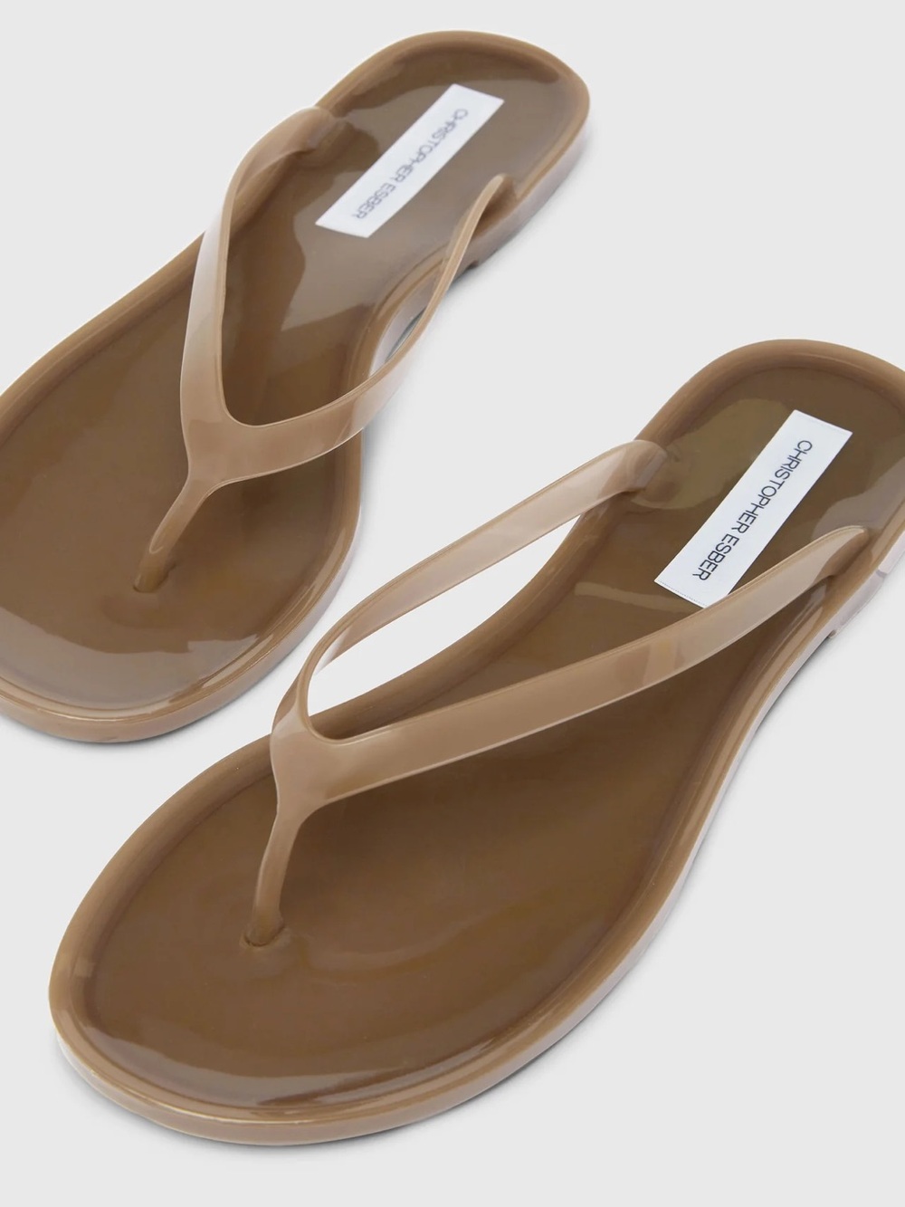 Christopher Esber Jo Flip Flops in Cola - New